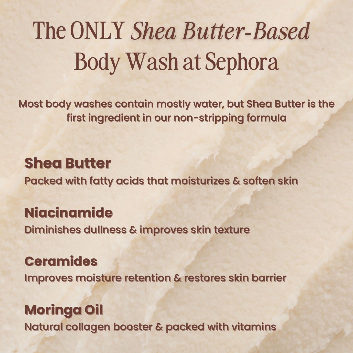Non-Stripping Butter Cream Body Wash