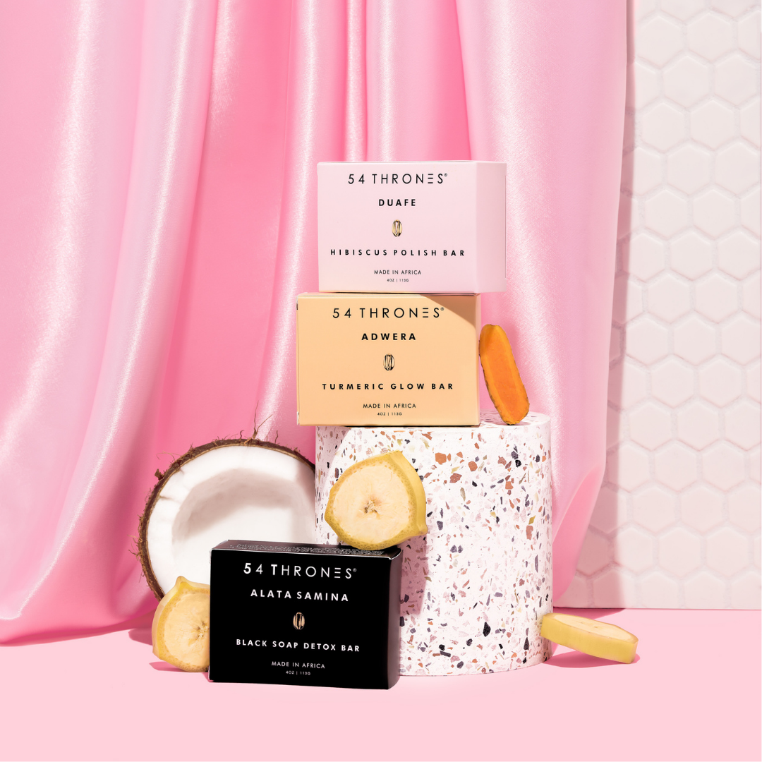 Glow, Detox & Polish Bar Soap trio